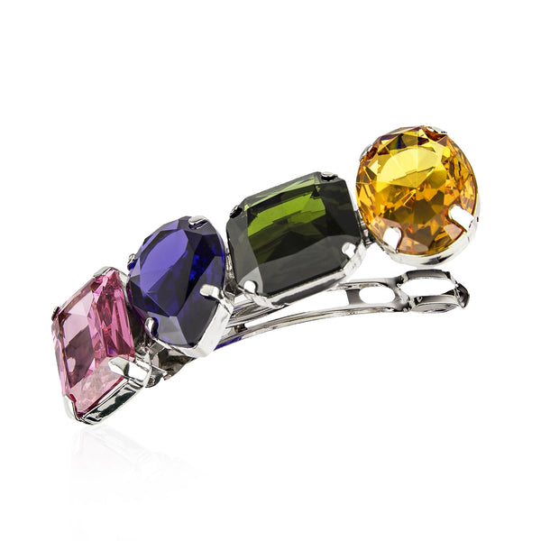 noir jewelry Rainbow Gemstone Brooch