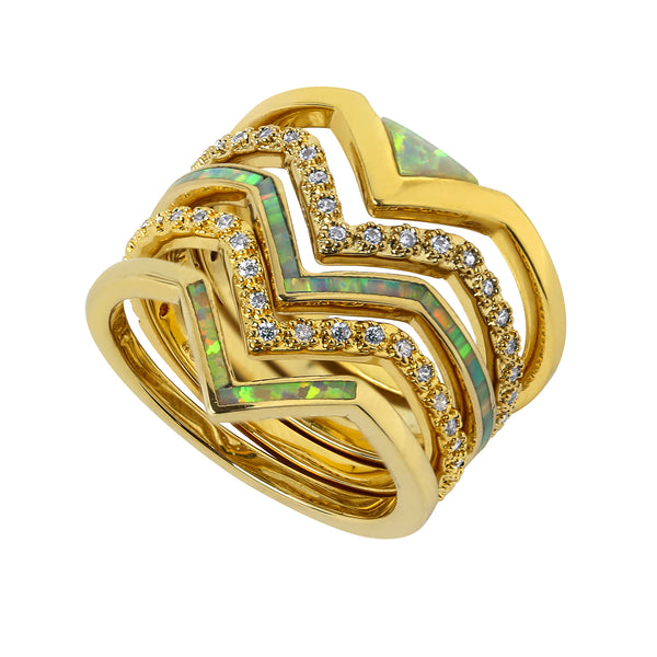 noir jewelry RG10039-2C-222A