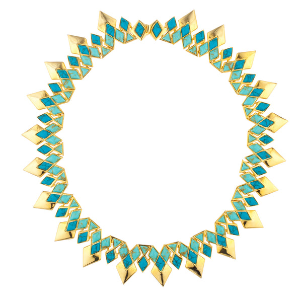 noir jewelry Rising Sun Necklace