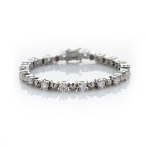 noir jewelry Rounded Mini Punk Bracelet