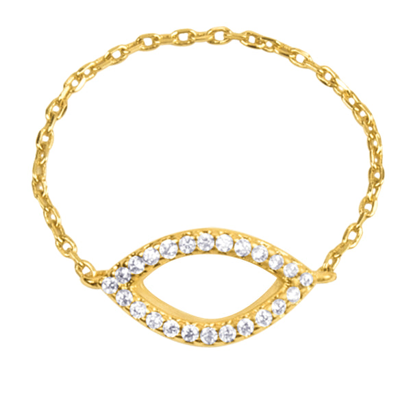 noir jewelry Russo Marquise Ring