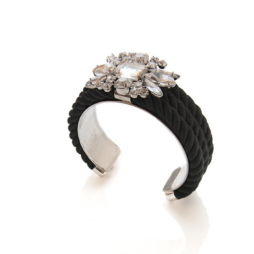 noir jewelry Saikia Rope Cuff Bracelet