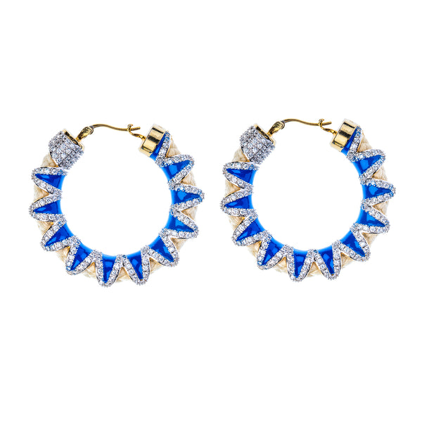 noir jewelry Saint Croix Rope Hoop