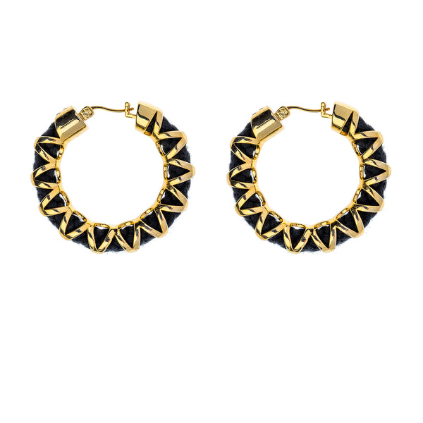 noir jewelry Saint Lucia Rope Hoop