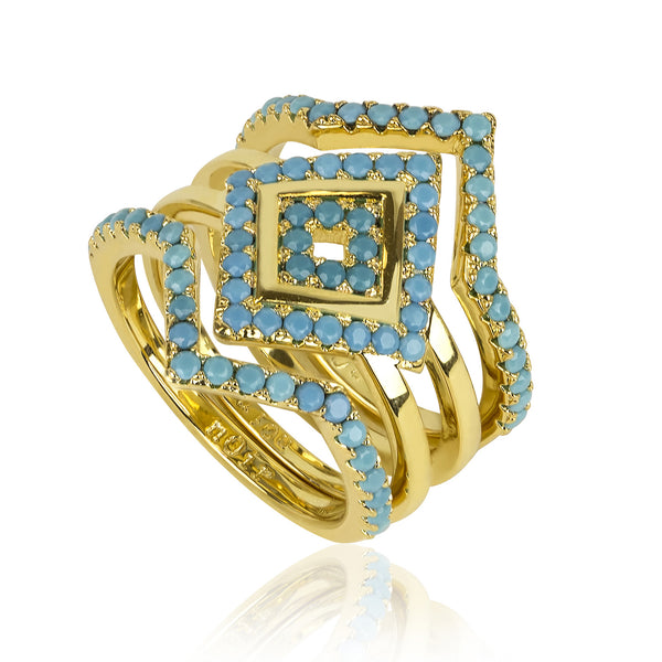 noir jewelry SALT WATER RING