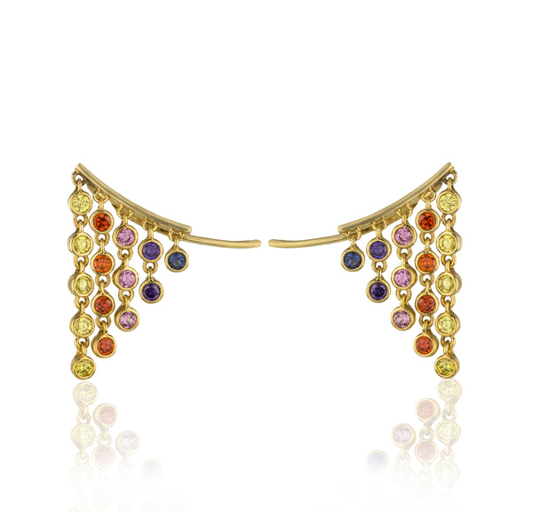 noir jewelry San Juan Creeper Earrings