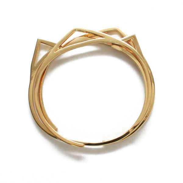 noir jewelry Sandra Three Cut Out Braclet Set