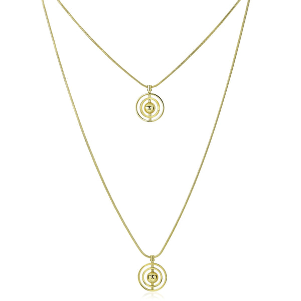 noir jewelry Satellite Necklace