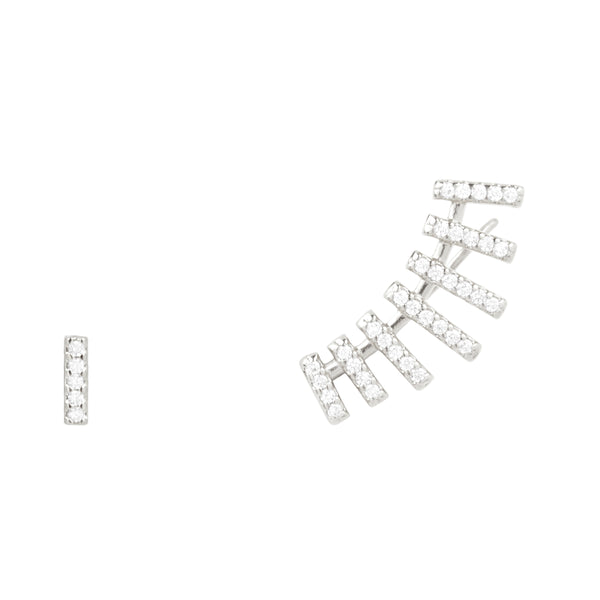 noir jewelry Scatter Earrings