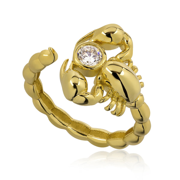 noir jewelry Scorpion Ring