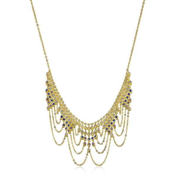 noir jewelry Shimmering Scales Necklace