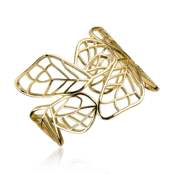 noir jewelry Silken Wings Cuff Bracelet