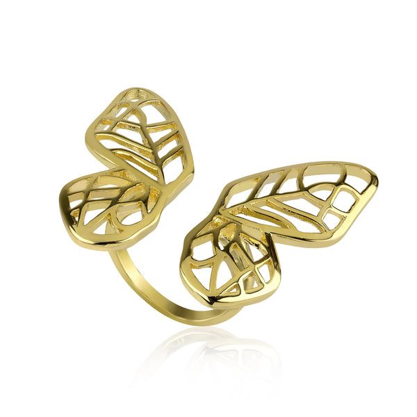 noir jewelry Silken Wings Ring