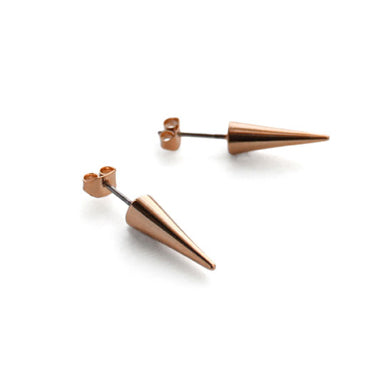 noir jewelry Small Cone Earrings