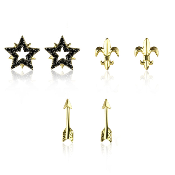 noir jewelry SMALL SPIRITS EARRING SET