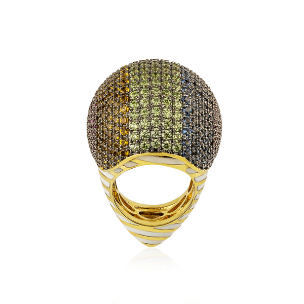 noir jewelry Snow Cone Ring