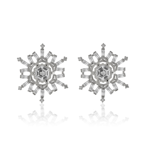 noir jewelry Snowburst Post Earrings