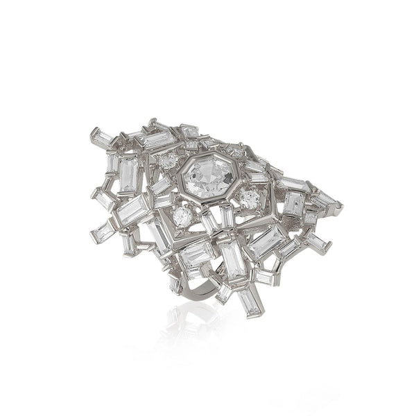 noir jewelry Snowburst Ring