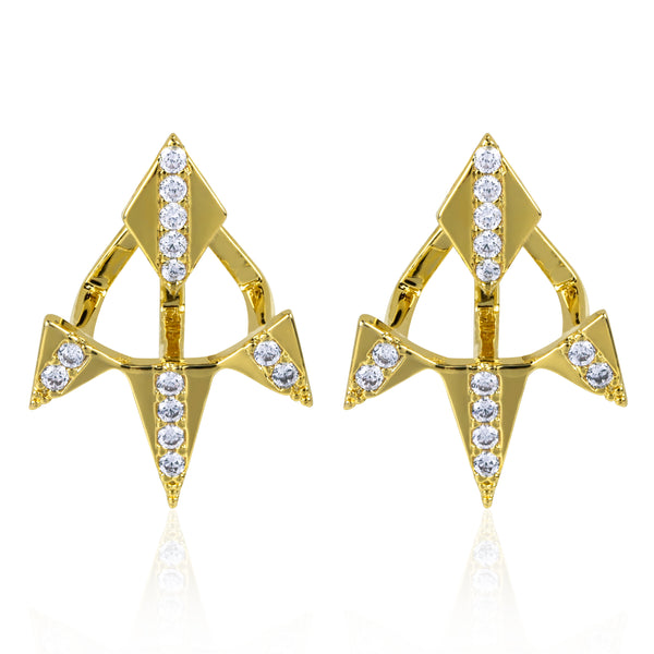 noir jewelry SPIKED EAR JACKET