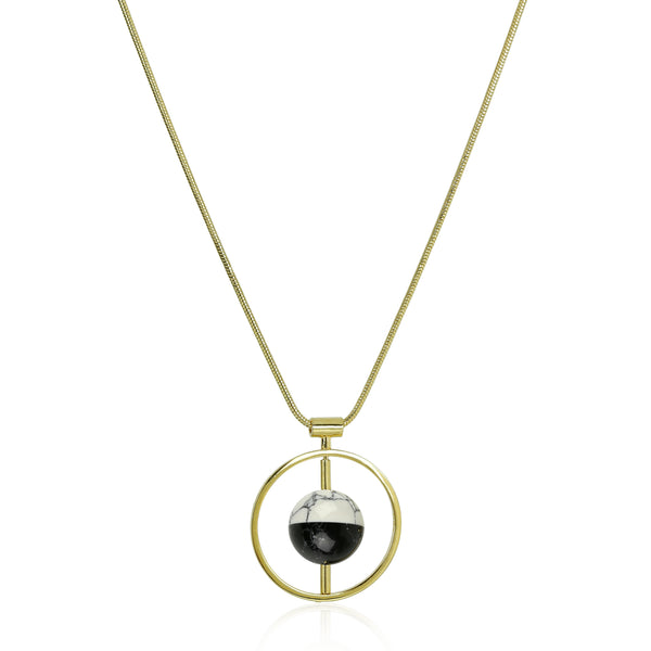 noir jewelry Sputnik Necklace