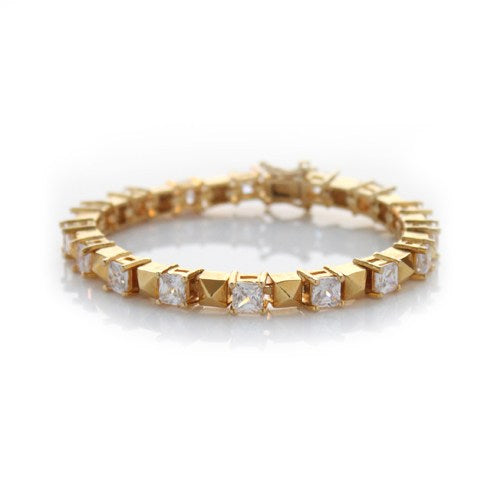 noir jewelry Square Mini Punk Bracelet