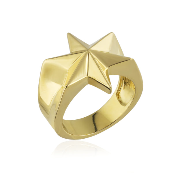 noir jewelry Star Signet Ring-8