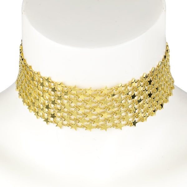 noir jewelry Star Streamers Necklace