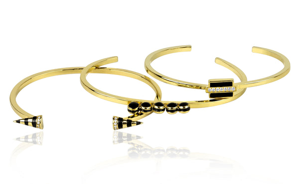 noir jewelry Sting and Hive Bracelet Set