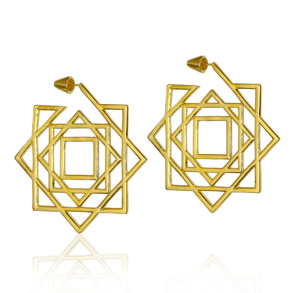 noir jewelry SUNSET OCEAN EARRINGS