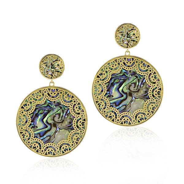 noir jewelry Tangier Earring-Gold