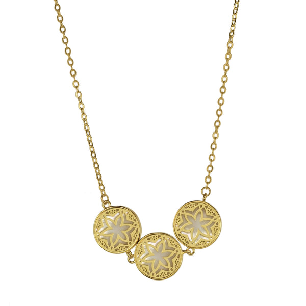 noir jewelry Temara Necklace-Gold