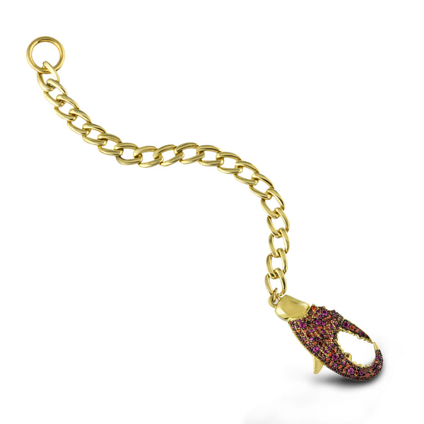 noir jewelry Tortugas Claw Clasp Bracelet