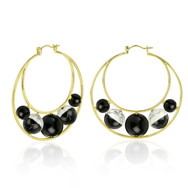 noir jewelry Translunar Earrings