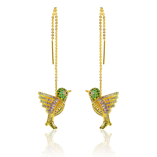 noir jewelry TROCHILUS EARRINGS