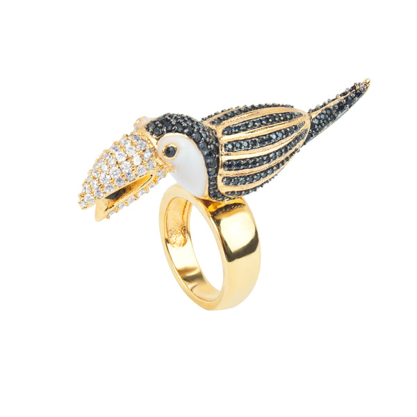 noir jewelry Tucano Ring