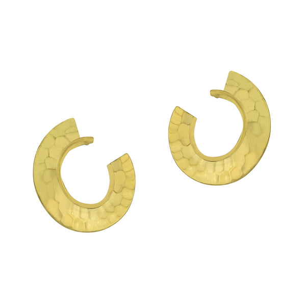 noir jewelry Twist Shard Earrings