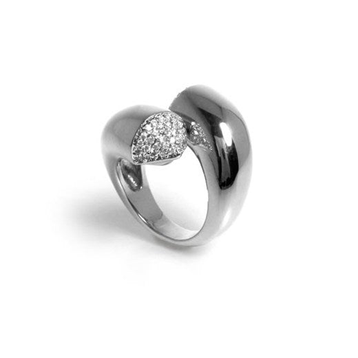 Noir Jewelry Twisted Pyramid Ring