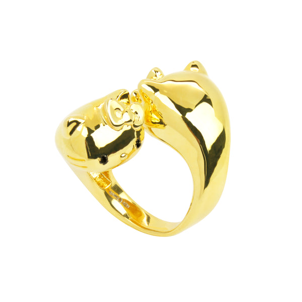 noir jewelry Two Faced Hello Kitty Ring