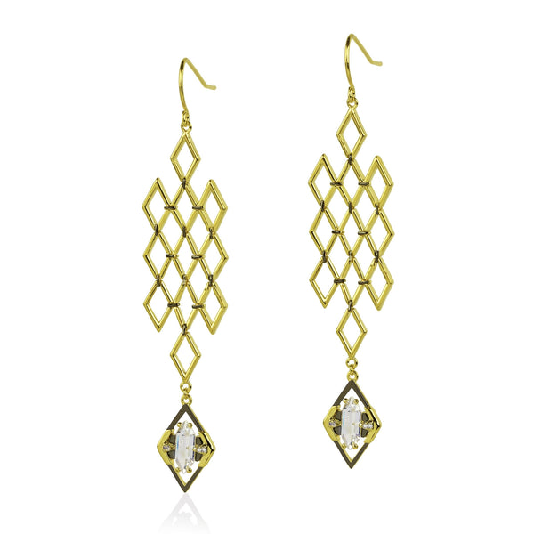 noir jewelry VAULTED EARRING