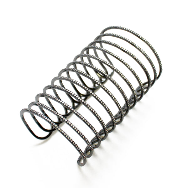 noir jewelry Vexa Cage Cuff Bracelet