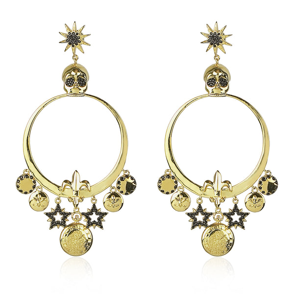 noir jewelry WILD CHANCE EARRINGS