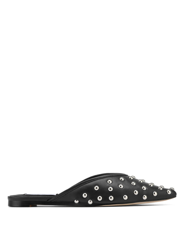nokwol Ariel Black Leather Studs