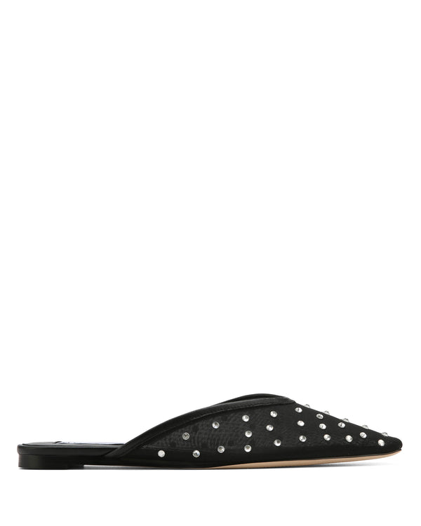 nokwol Ariel Black Mesh Diamonds