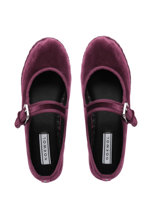 Nokwol Cast Burgundy Velvet