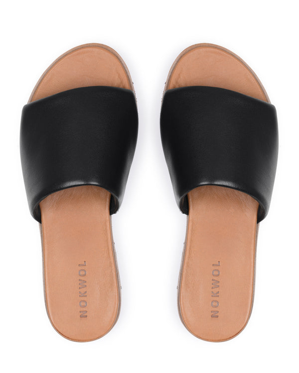 Nokwol Darla Black Leather