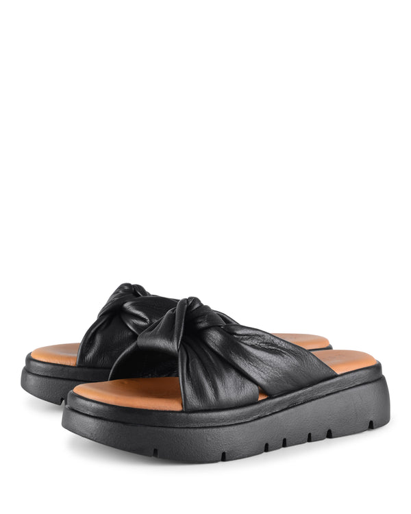 Nokwol Ella Black Leather