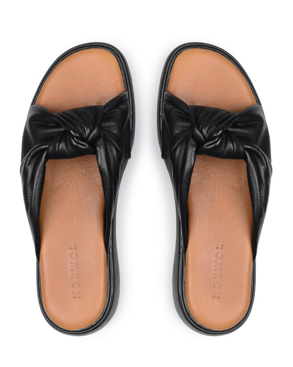 Nokwol Ella Black Leather