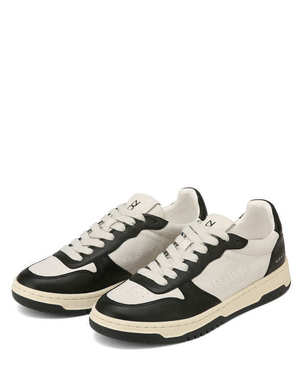 Nokwol Evie Black/Off White Leather