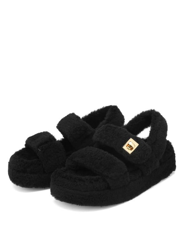 Nokwol Fluffy Black Fur
