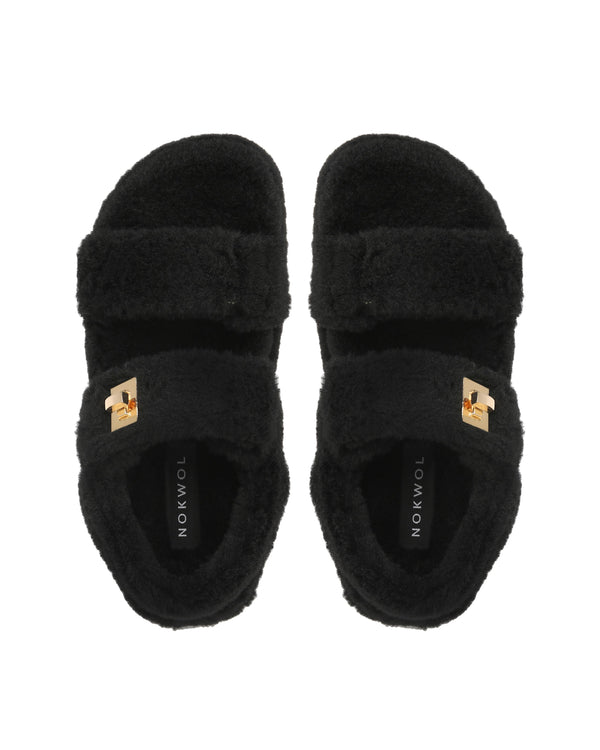 Nokwol Fluffy Black Fur